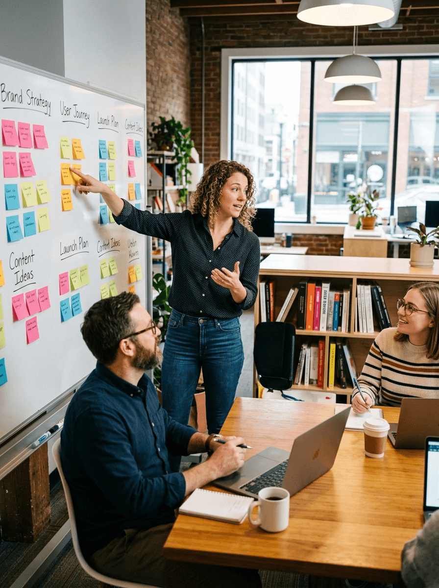 Diverse creative team